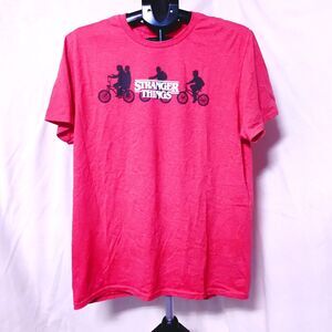 Stranger Things Red Graphic Tee - Large Unisex